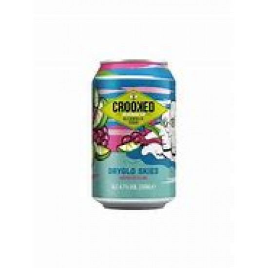 Crooked Raspberry & Lime Alcoholic Soda