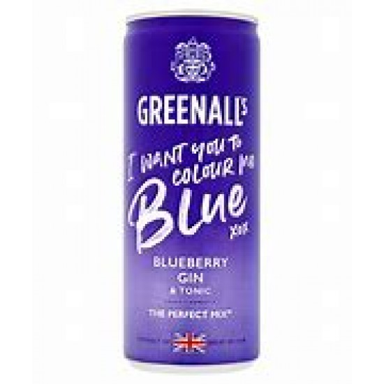 Greenalls Blueberry Gin And Tonic Can